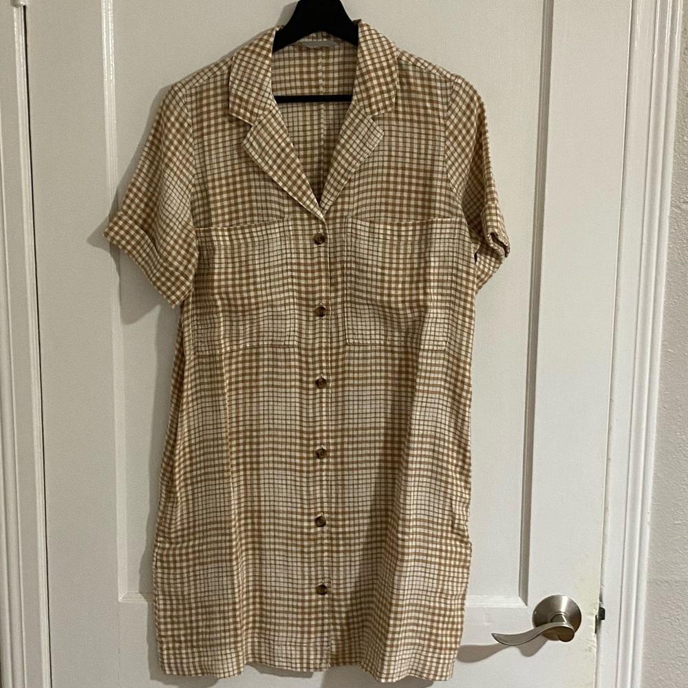 Everlane Linen Workwear Dress